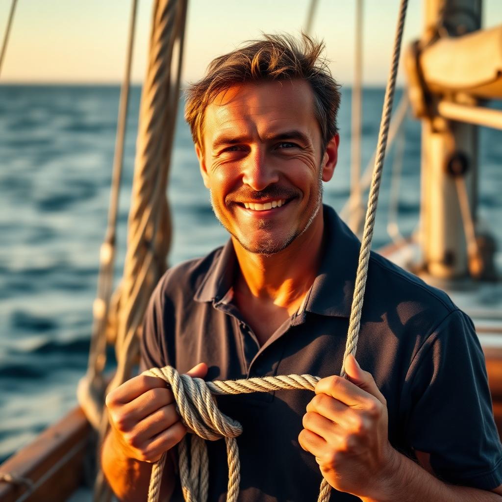 Portrait de Cédric, matelot du Noctilio