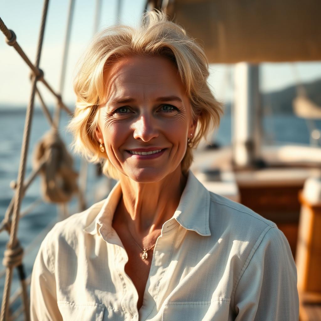Portrait de Diane Gonfard, matelot du Noctilio