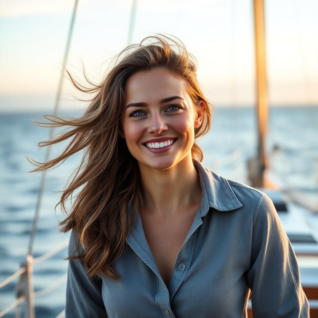 Portrait de Roxane Gonfard, capitaine du Noctilio