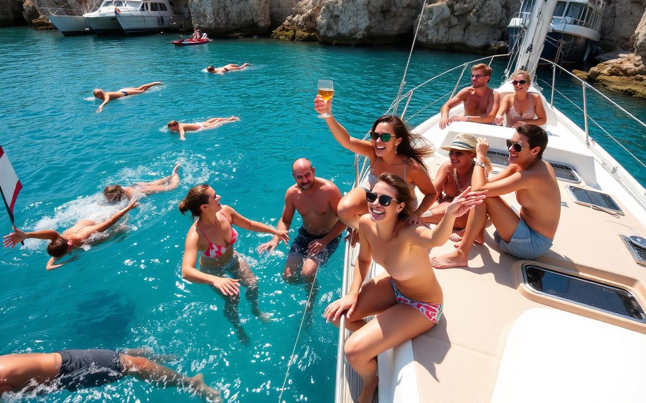 Sortie entre amis bateau Marseille
