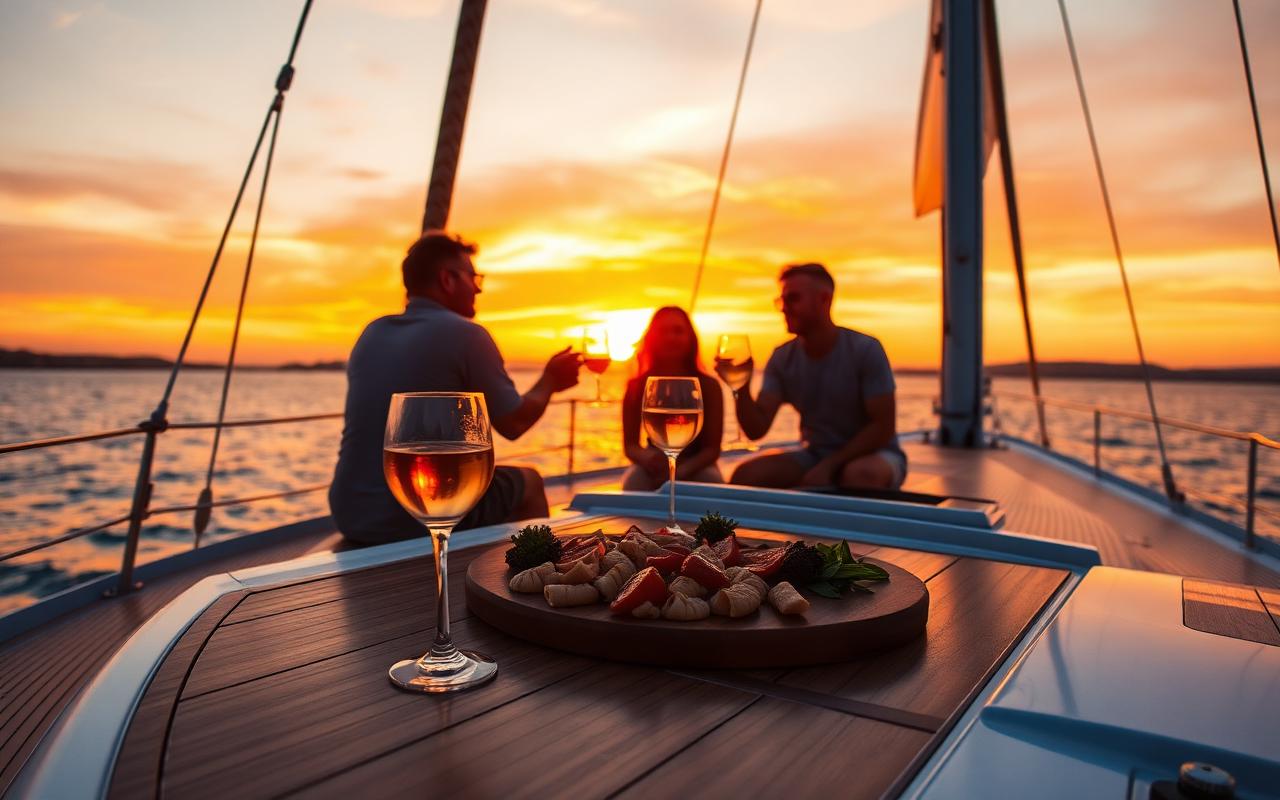 Apéro sunset bateau Marseille